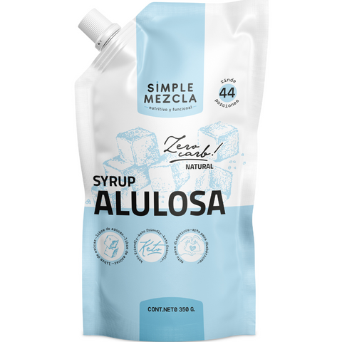 Syrup Zero Carb Natural con Alulosa Low Carb Keto 350g