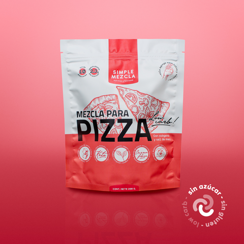 Mezcla Para Pizza Low Carb Keto Simple Mezcla 290g (Rinde 4 Pizzas)