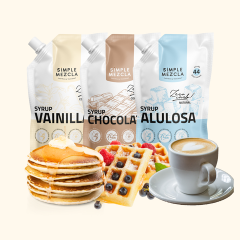 Pack Syrups Low Carb Sugar Free Keto (Todos los Sabores)